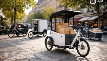 triporteur électrique professionnel transport marchandises en ville i2g