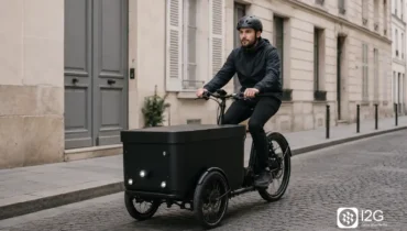 Vélo cargo professionnel adapté aux besoins des entreprises et artisans